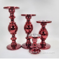 Candle Holder Glass customized hand blown colored glass candle holders Factory